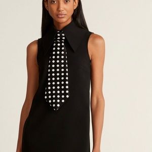 MOSCHINO COUTURE Oversized Tie Mini Dress